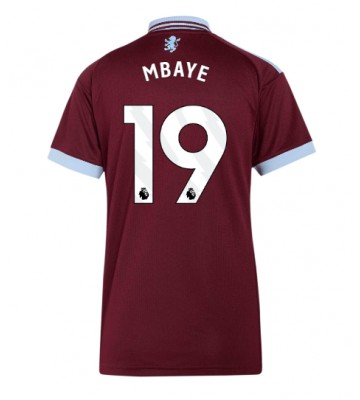 Aston Villa Ibrahim Mbaye #19 Hjemmebanetrøje Dame 2026-27 Kortærmet
